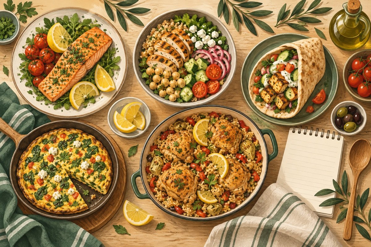 Mediterranean Meal Prep for Busy Families: A 60-Minute Sunday Plan